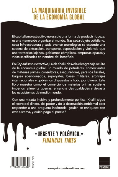 Capitalismo extrativo, de Laleh Khalili